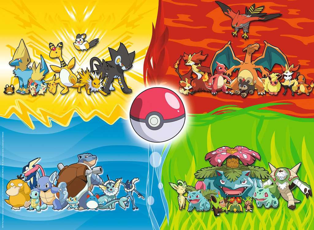 Kinderpuzzel 150 XXL stukjes - Pokémon