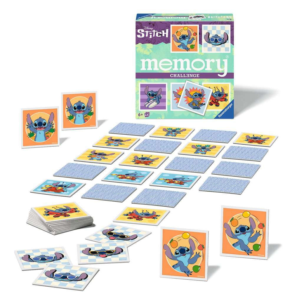 memory® Disney Stitch - Kinderspel van 6 jaar