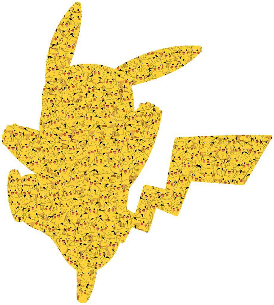 Shaped puzzel 727 stukjes - Pokémon Pikachu