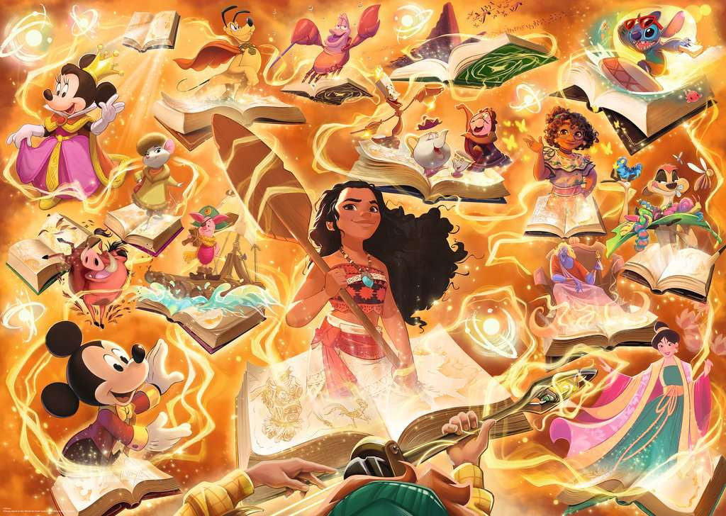 Puzzel 1000 stukjes - Disney Lorcana: Glimmers of the Realm, Amber