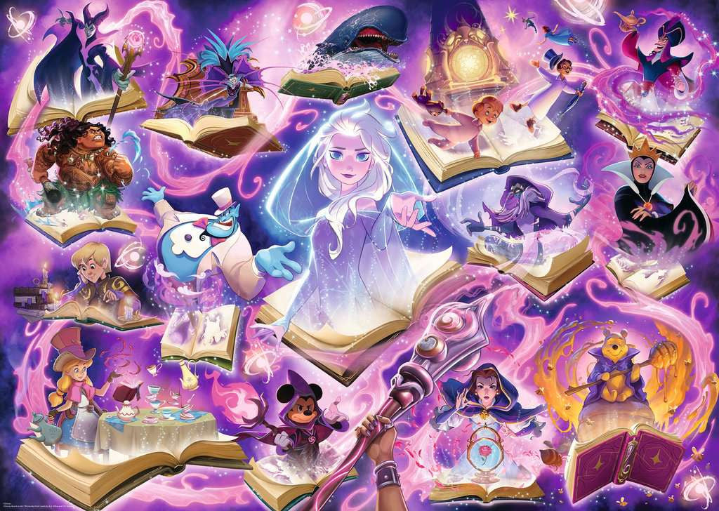 Puzzel 1000 stukjes - Disney Lorcana: Glimmers of the Realm, Amethyst