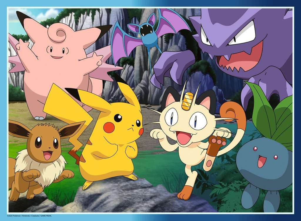 Kinderpuzzel 300 XXL stukjes - Vang de Pokémon