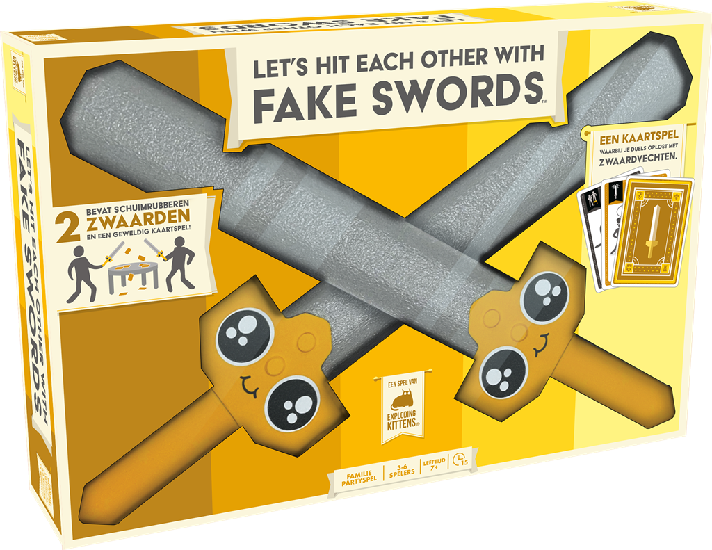 Let's Hit Each Other with Fake Swords