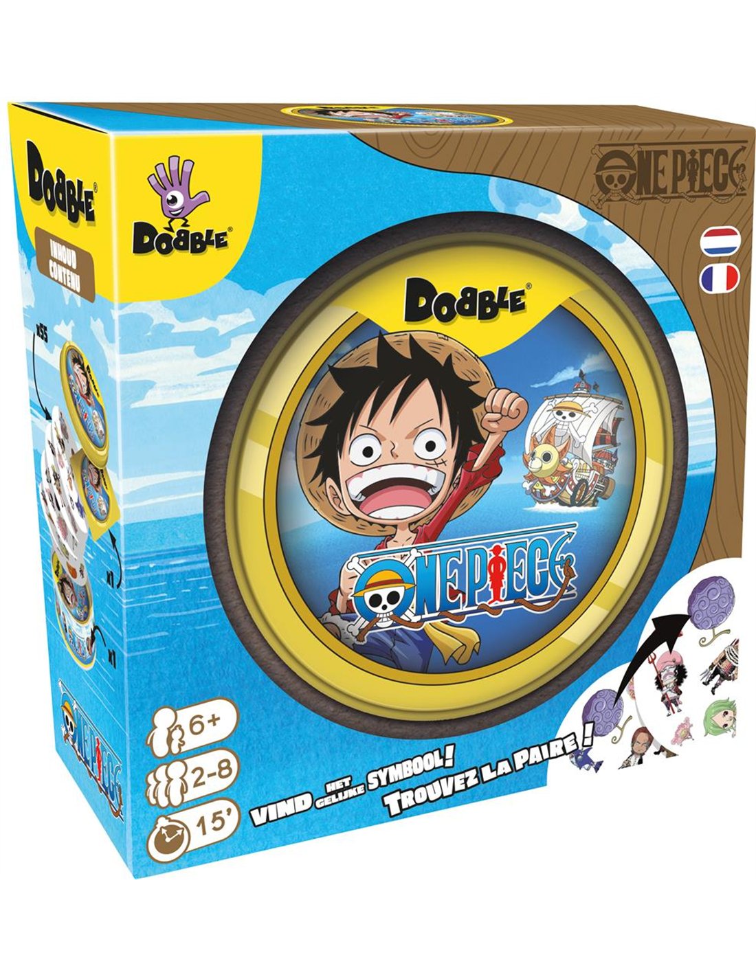 Dobble One Piece - Kaartspel van 6 jaar - FR/NL