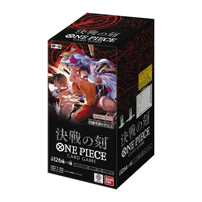 One Piece Card Game: OP-16 The Time of Battle - Booster Box met 24 packs, Japanse editie
