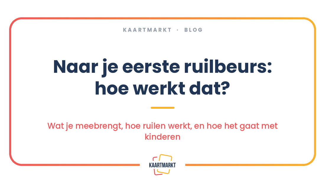 Blogartikel van Kaartmarkt: naar je eerste Pokémon-ruilbeurs, hoe werkt dat?