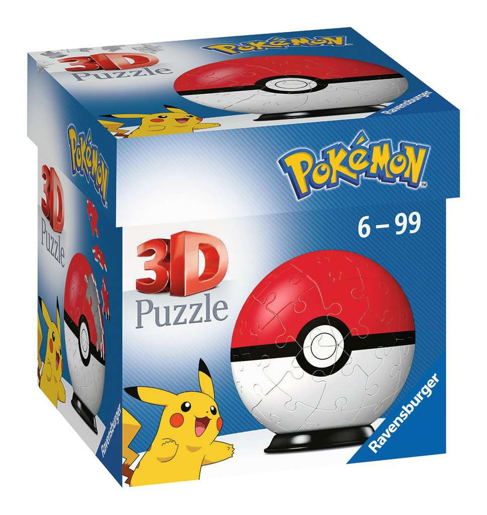 3D Puzzel 54 stukjes - Pokémon Poké Ball