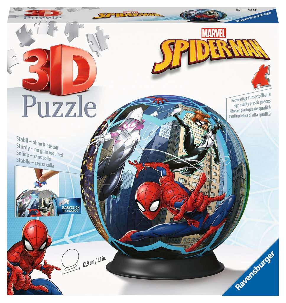 3D Puzzel 72 stukjes - Marvel Spider-Man