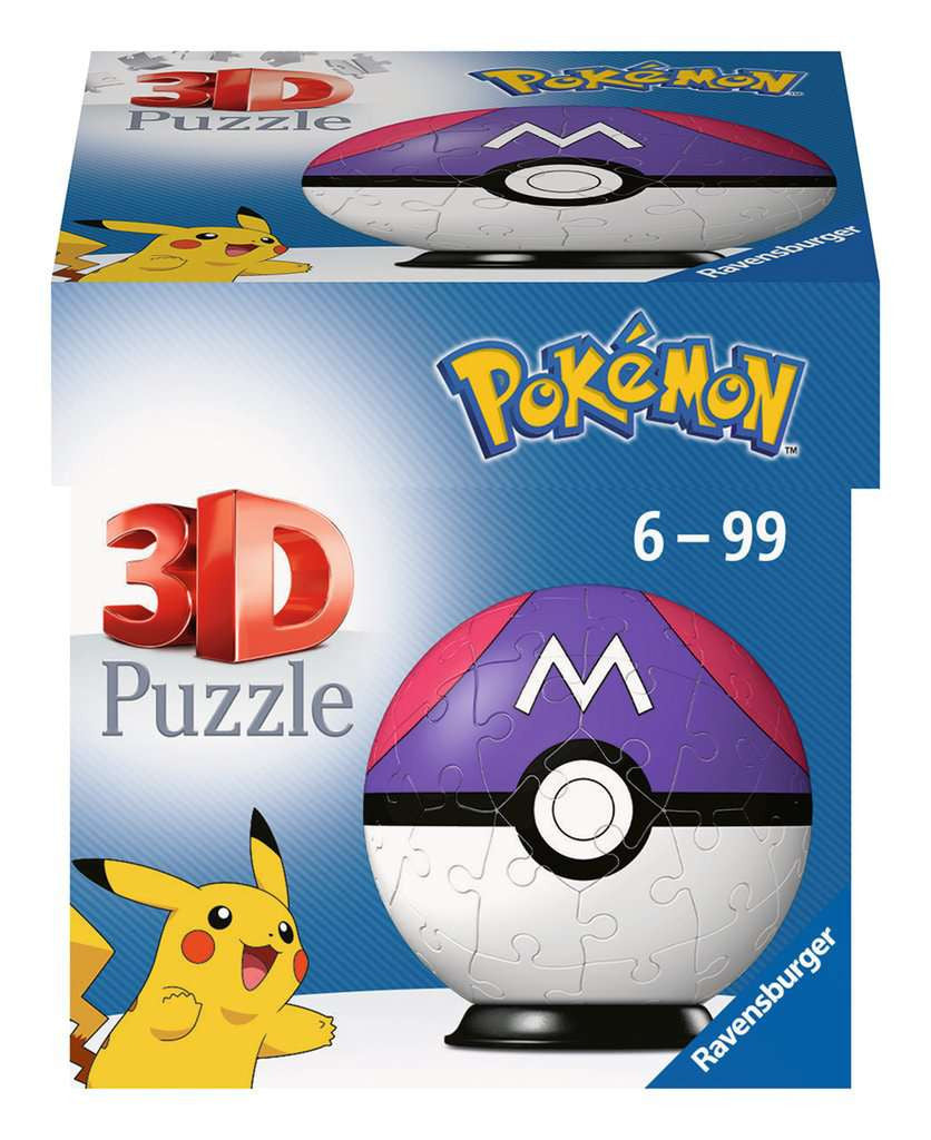 3D Puzzel 54 stukjes - Pokémon Master Ball