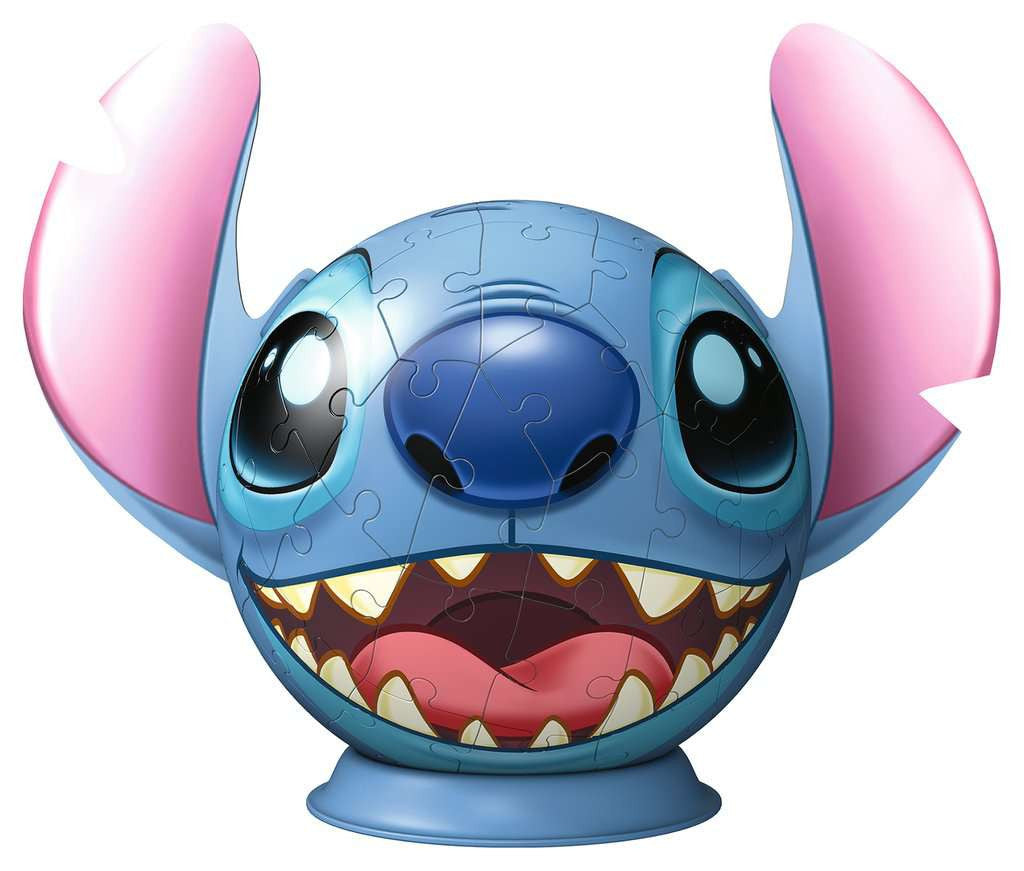 3D Puzzel 72 stukjes - Disney Stitch met oren