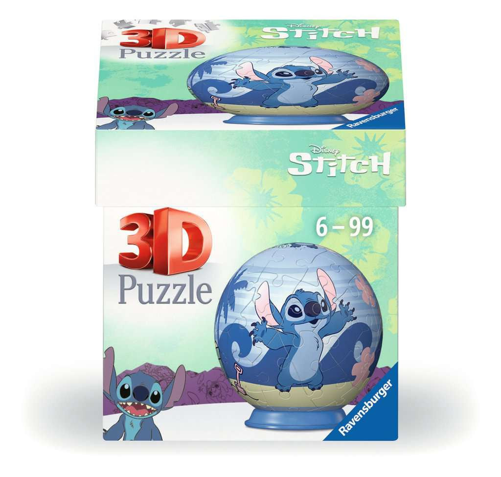 3D Puzzel 54 stukjes - Disney Stitch