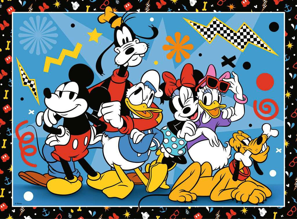 Kinderpuzzel 300 XXL stukjes - Mickey Mouse and Friends