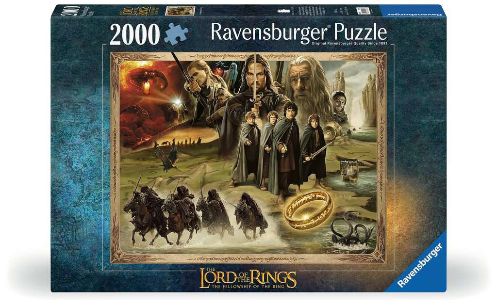 Puzzel 2000 stukjes - The Lord of the Rings: Fellowship of the Ring