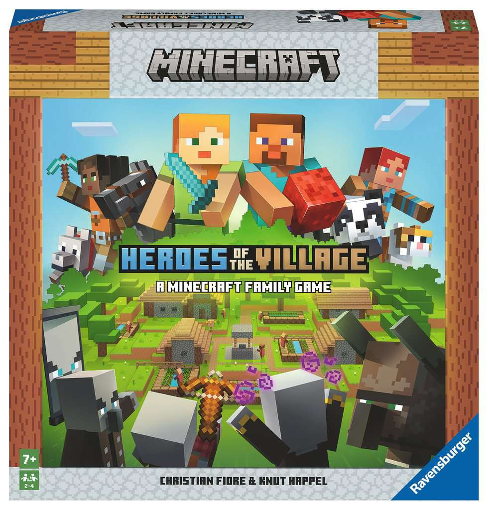 Minecraft junior: Heroes of the village - Bordspel van 7 jaar