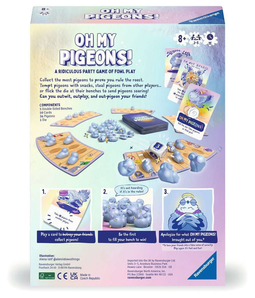 Oh My Pigeons! - Bordspel van 8 jaar