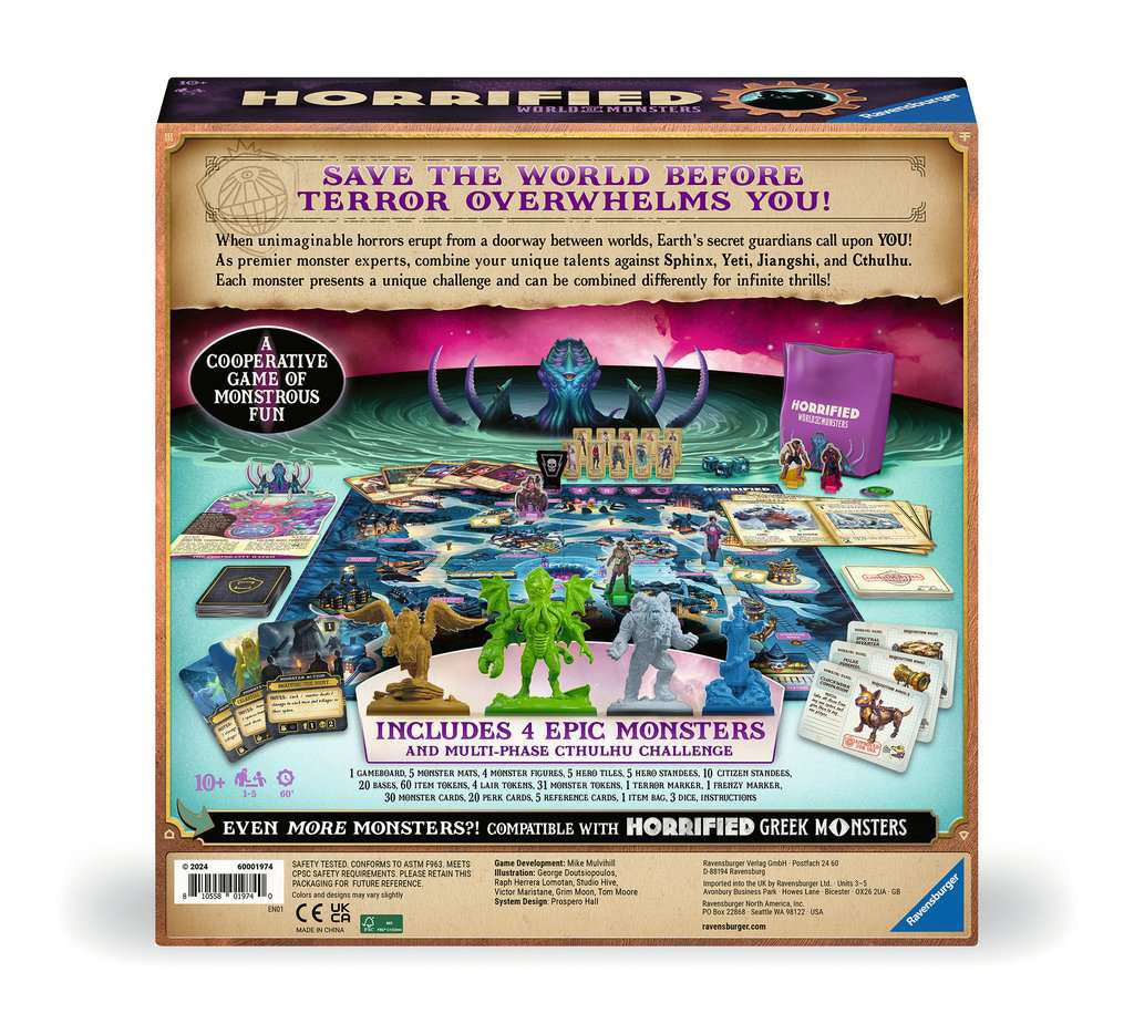 Horrified: World of Monsters - Bordspel van 10 jaar