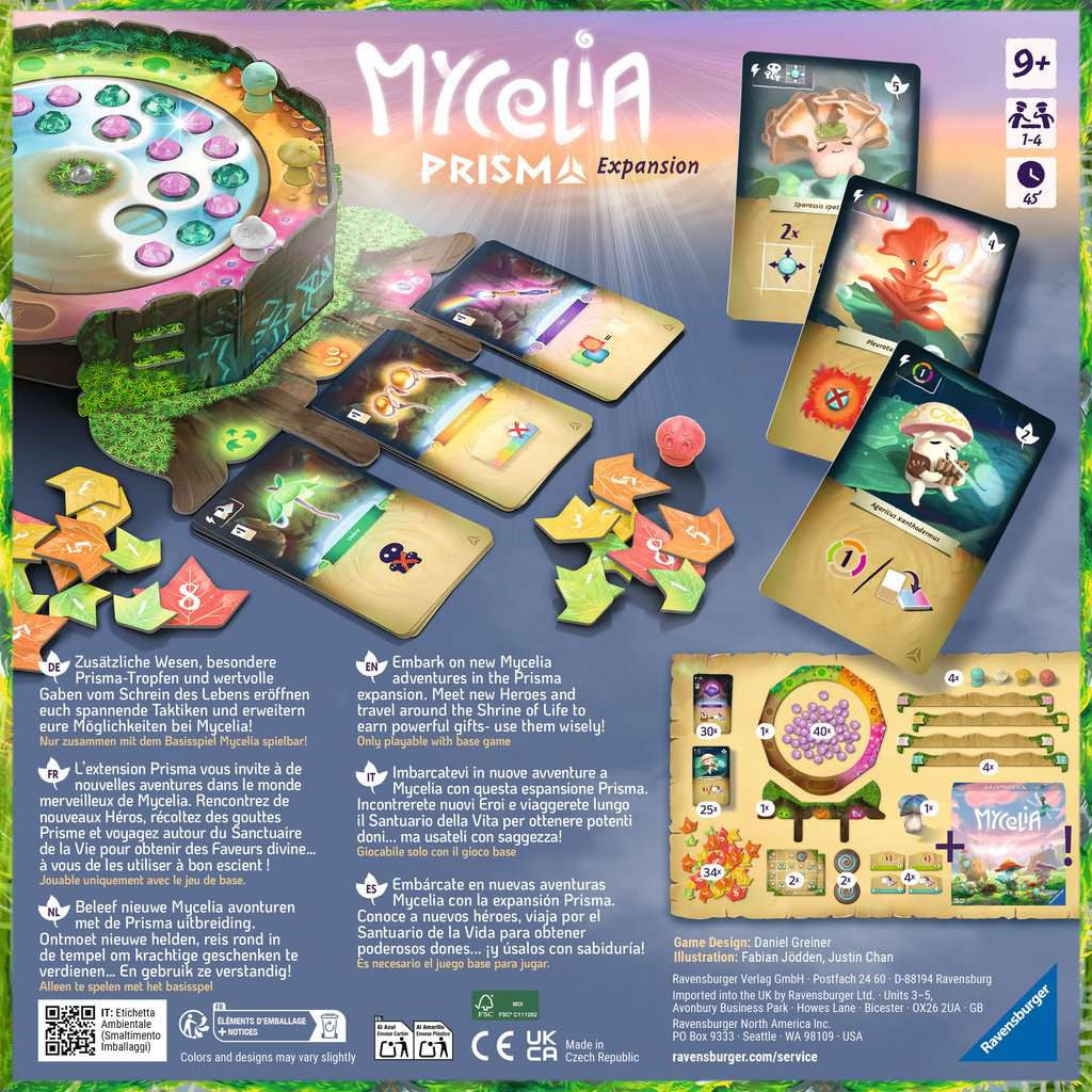 Mycelia Prisma Expansion DE, EN, IT, NL, ES - Bordspel van 9 jaar