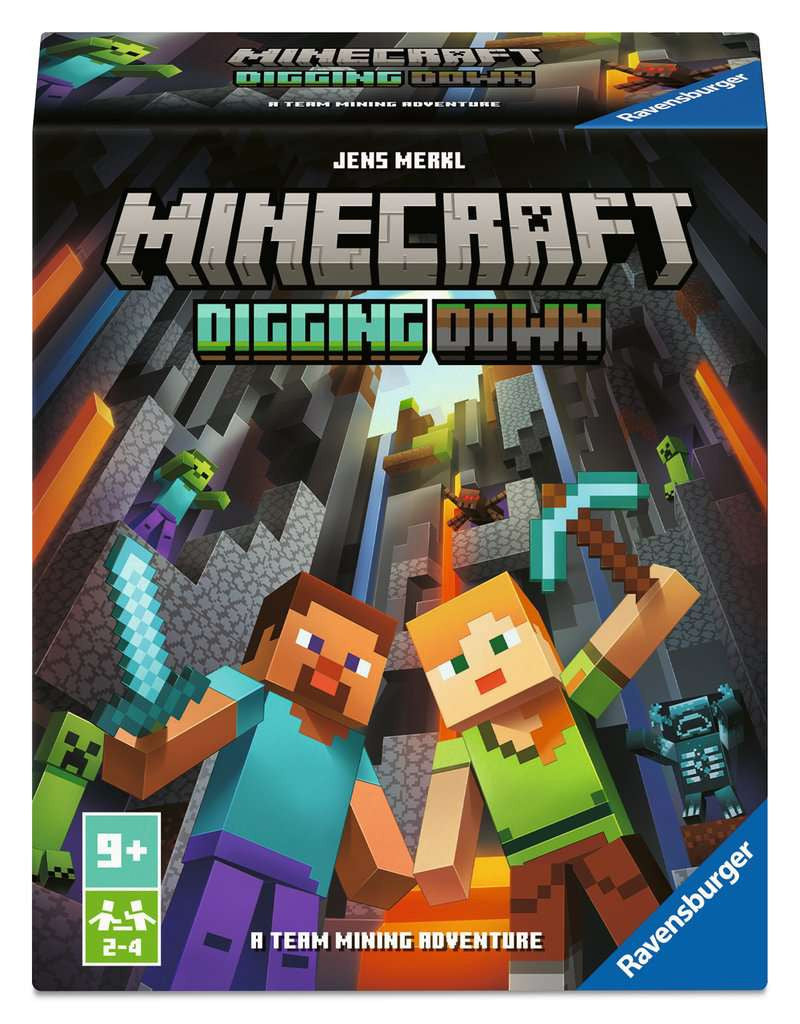 Minecraft Digging Down - Kaartspel van 9 jaar