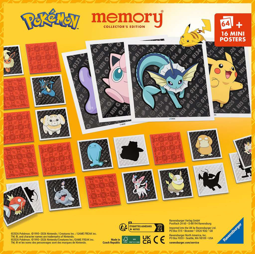 Collector's memory® Pokémon - Kinderspel van 6 jaar