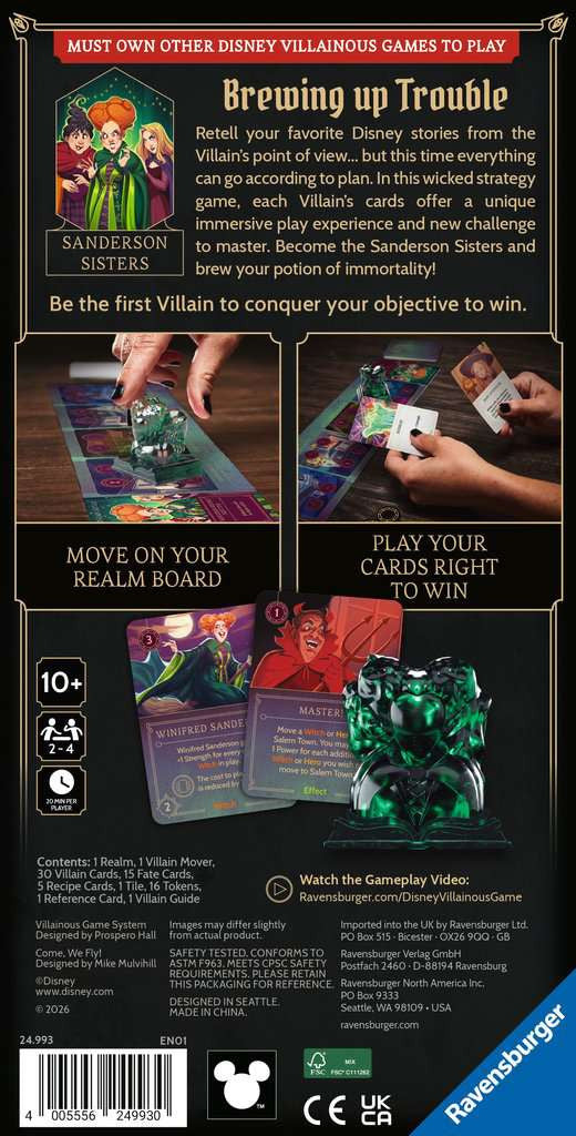 Disney Villainous: Come, We Fly!, inhoud van de uitbreiding