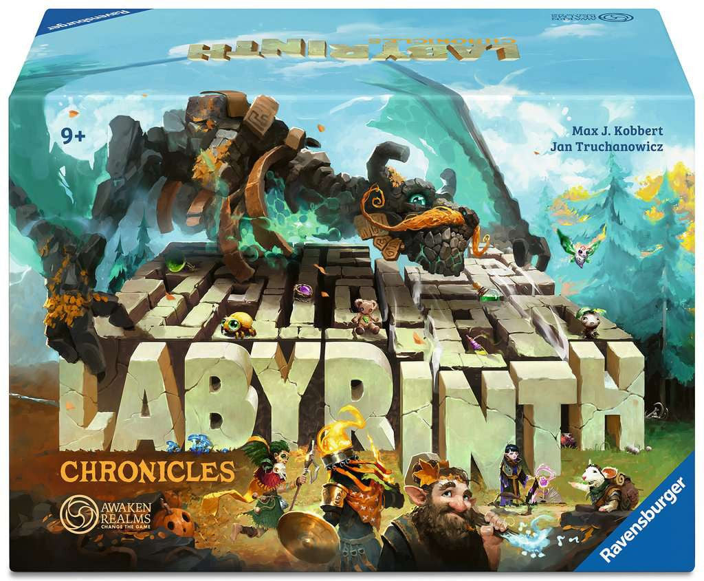 Labyrinth Chronicles, bordspel van Ravensburger, Engelstalige doos