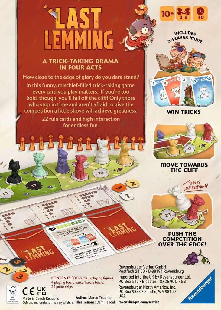 Last Lemming - Bordspel van 10 jaar