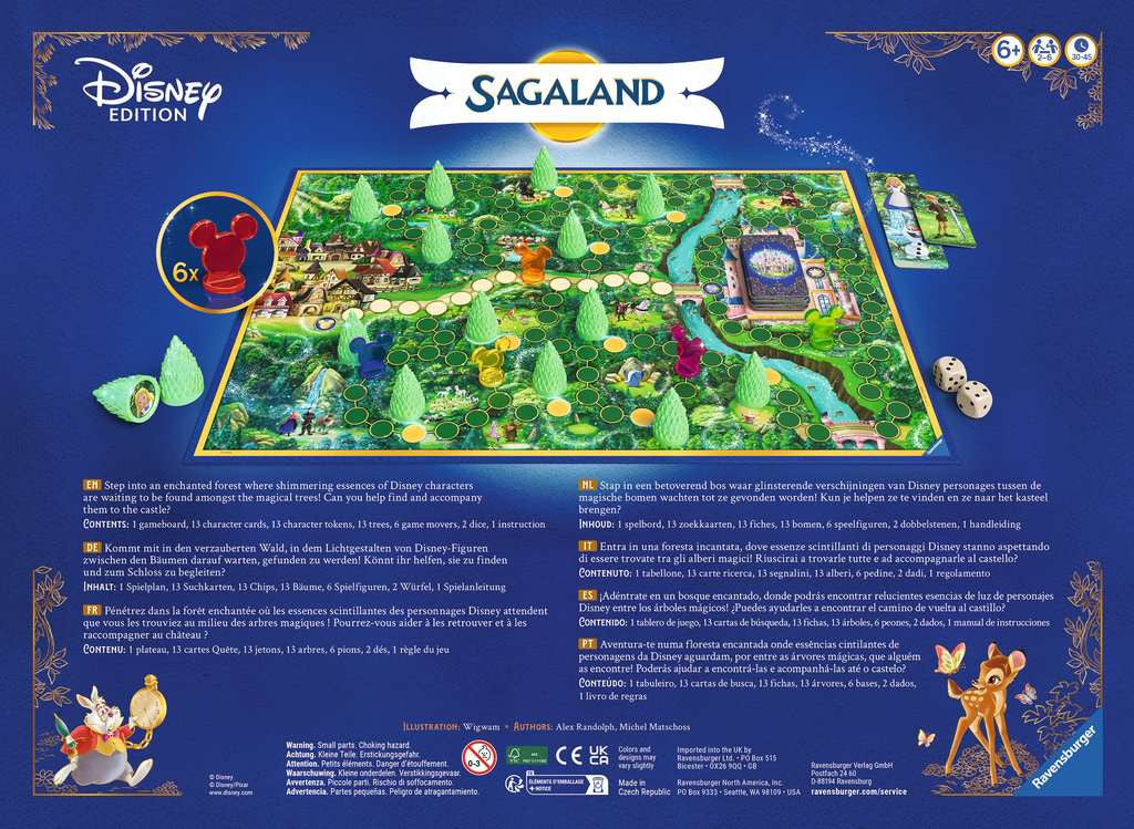Disney Sagaland - Bordspel van 6 jaar