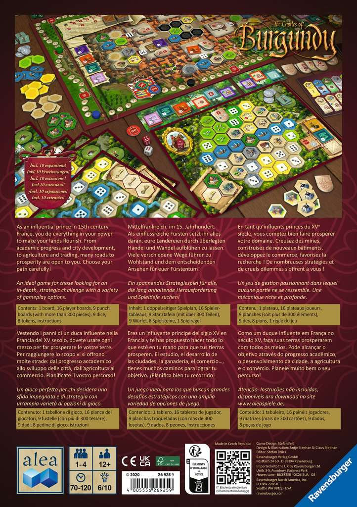 The Castles of Burgundy - Bordspel van 12 jaar