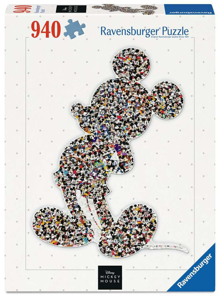 Shaped puzzel 940 stukjes - Mickey Mouse