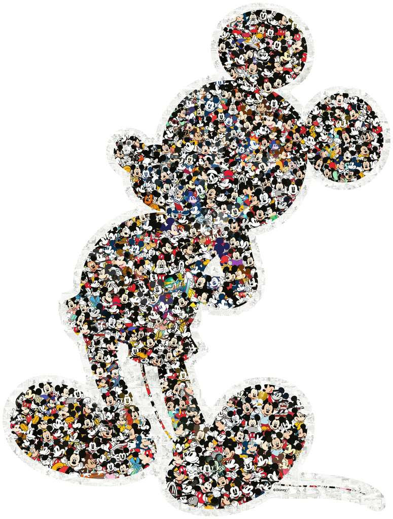 Shaped puzzel 940 stukjes - Mickey Mouse