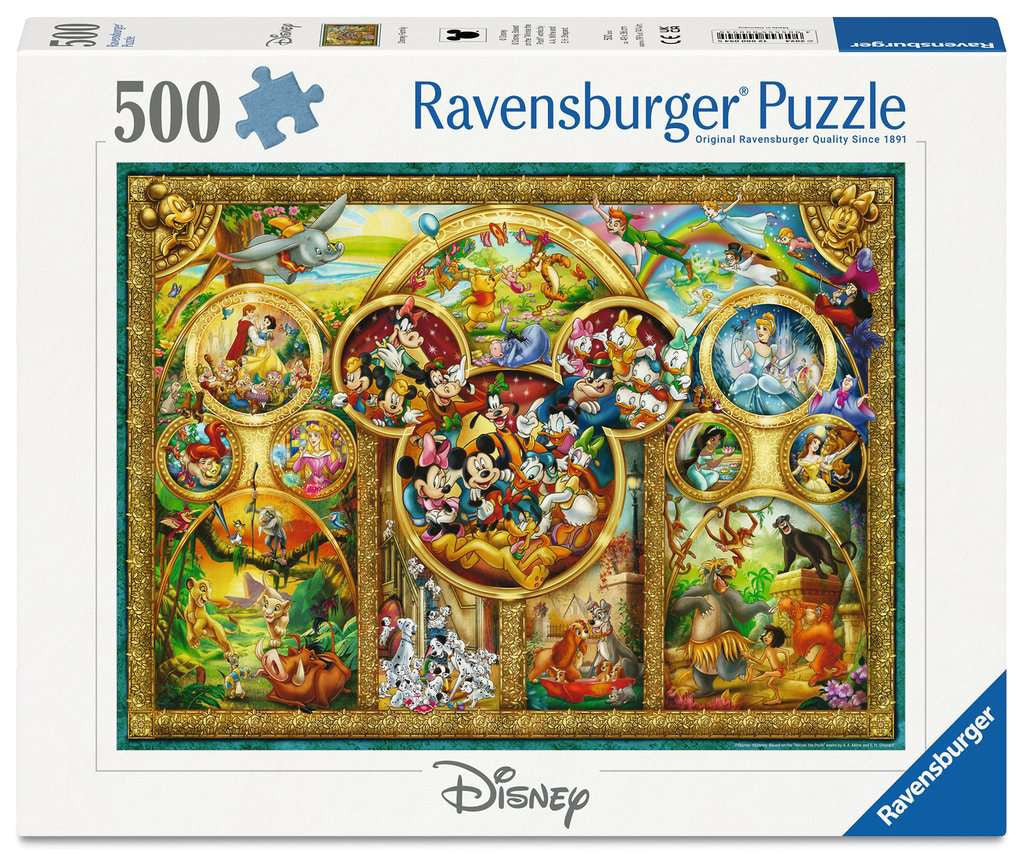 Puzzel 500 stukjes - Disney Classics familie