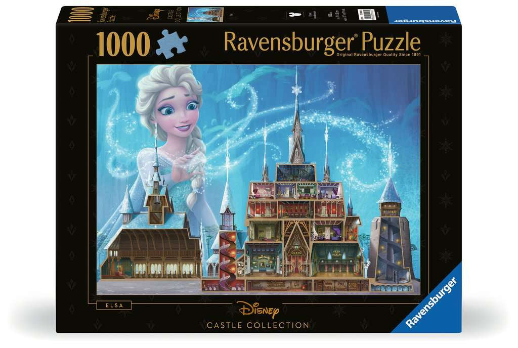 Puzzel 1000 stukjes - Disney Castles: Elsa