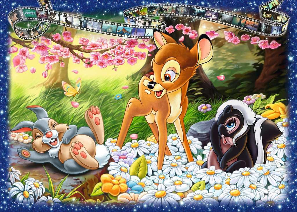 Puzzel 1000 stukjes - Disney Classics Bambi