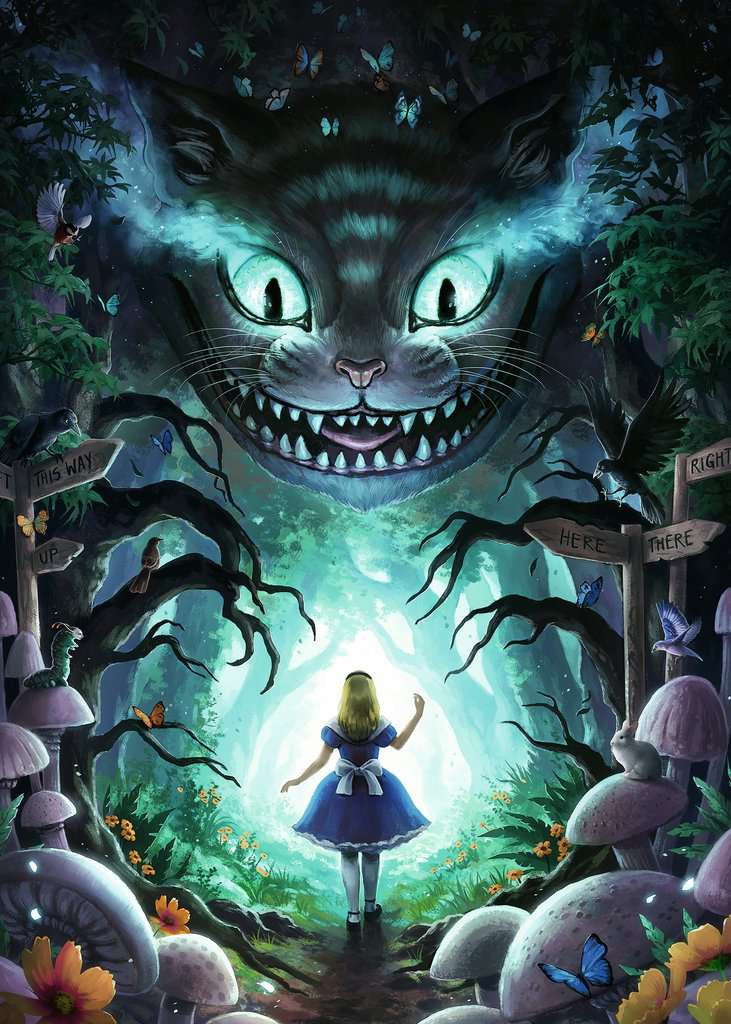 Puzzel 1000 stukjes - Disney Avonturen met Alice