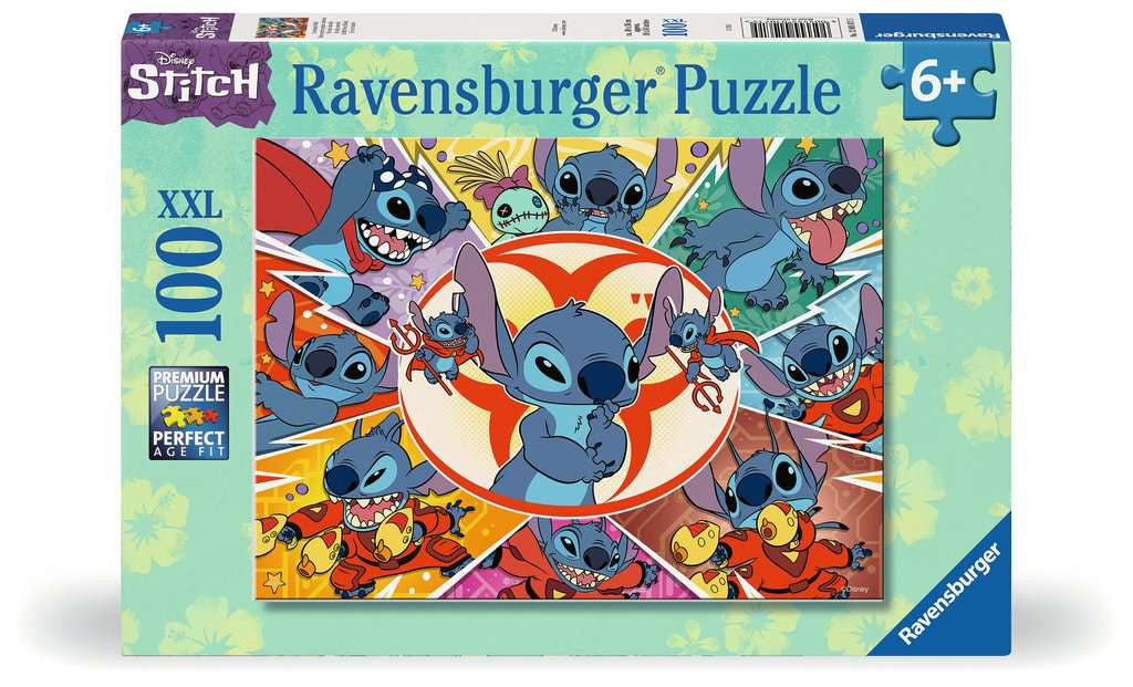 Kinderpuzzel 100 XXL stukjes - Disney Stitch