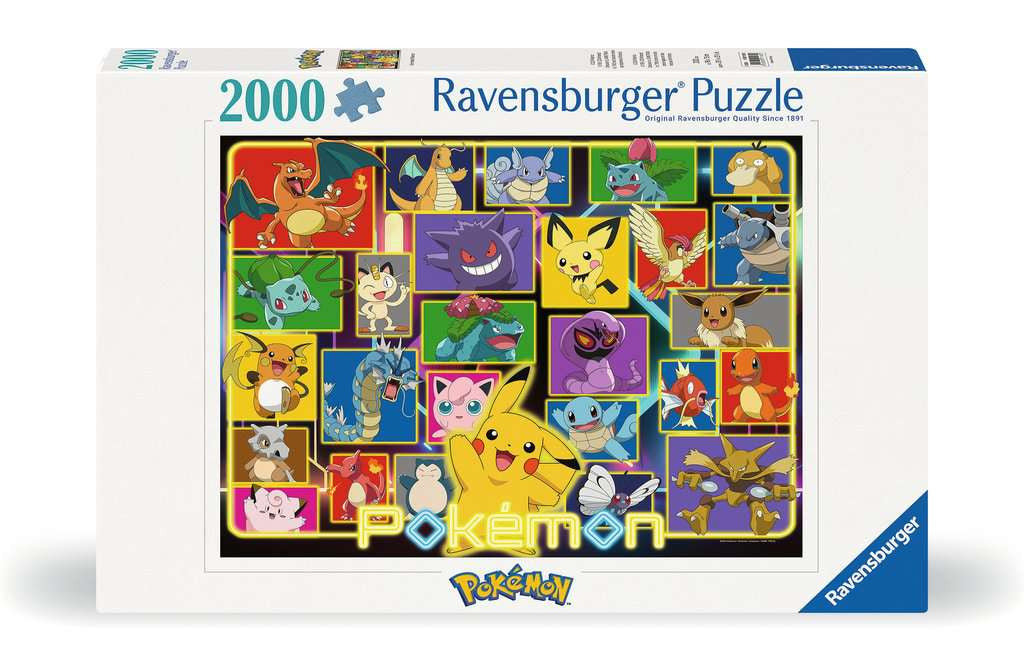 Puzzel 2000 stukjes - Pokémon