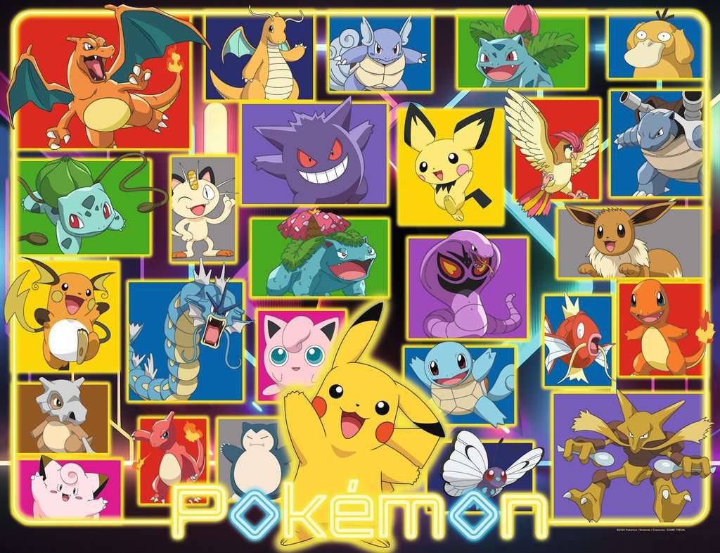 Puzzel 2000 stukjes - Pokémon