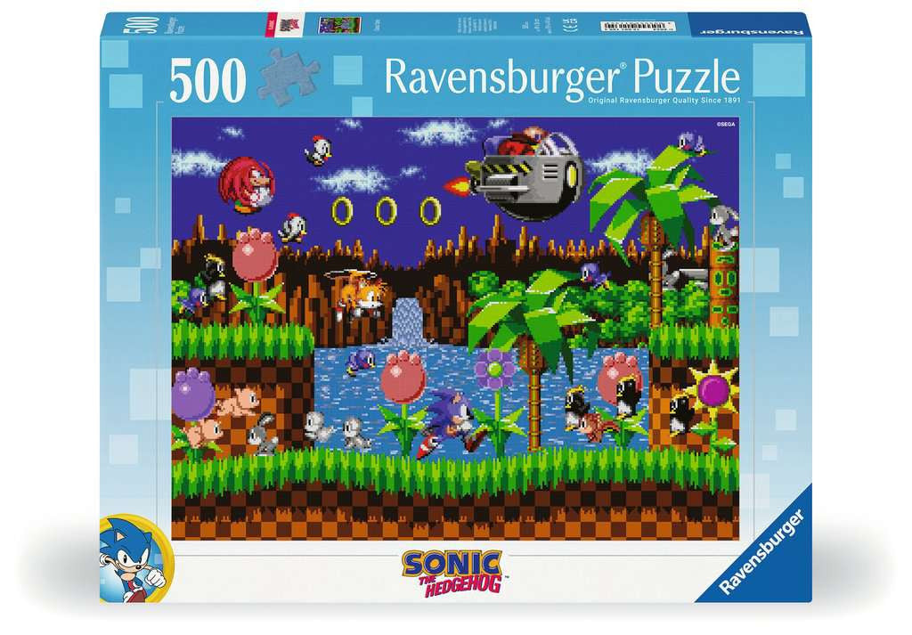 Puzzel 500 stukjes - Classic Sonic