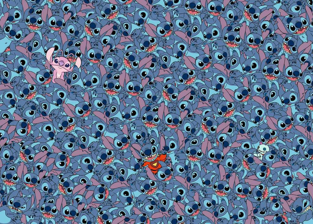 Puzzel 1000 stukjes - Disney Stitch Challenge