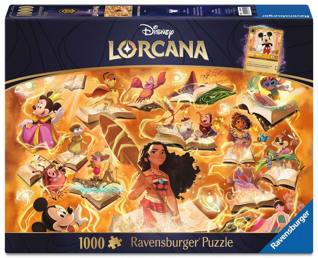 Puzzel 1000 stukjes - Disney Lorcana: Glimmers of the Realm, Amber