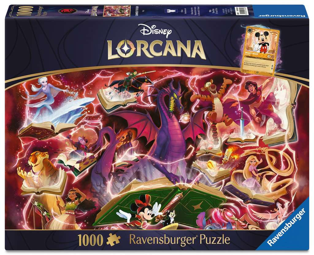 Puzzel 1000 stukjes - Disney Lorcana: Glimmers of the Realm, Ruby