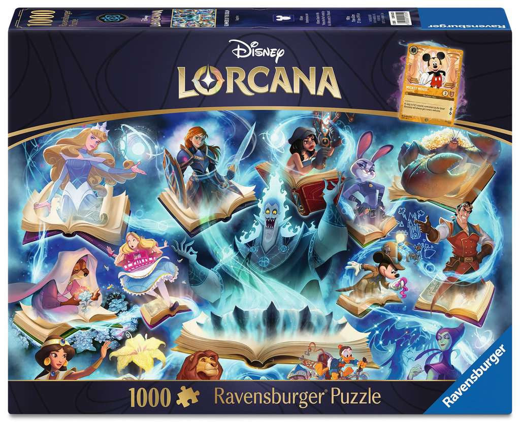 Puzzel 1000 stukjes - Disney Lorcana: Glimmers of the Realm, Sapphire