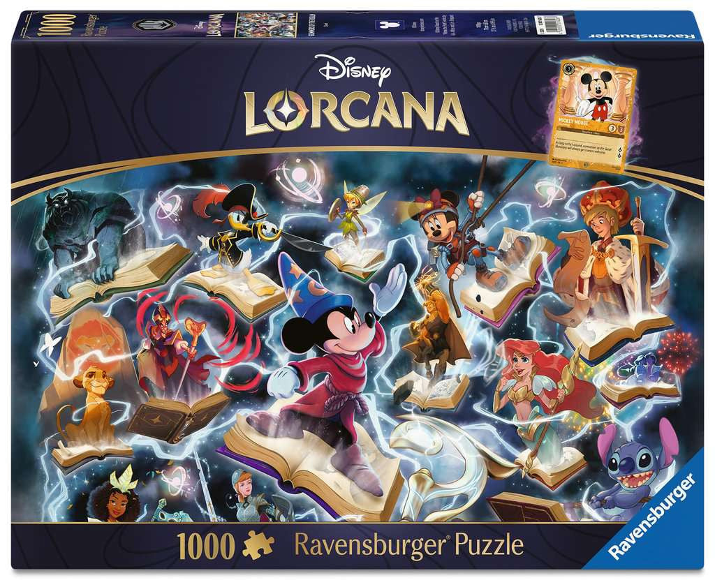 Ravensburger puzzel 1000 stukjes Disney Lorcana Glimmers of the Realm Steel