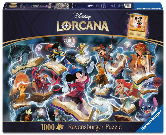 Ravensburger puzzel 1000 stukjes Disney Lorcana Glimmers of the Realm Steel