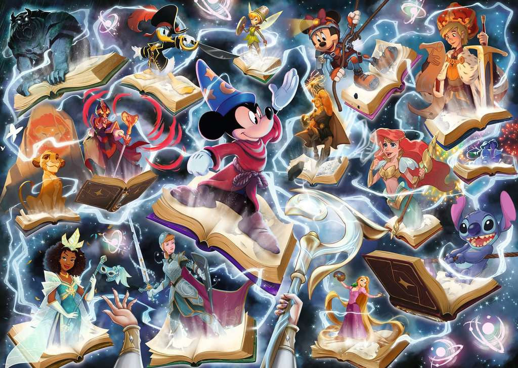 Puzzel 1000 stukjes - Disney Lorcana: Glimmers of the Realm, Steel