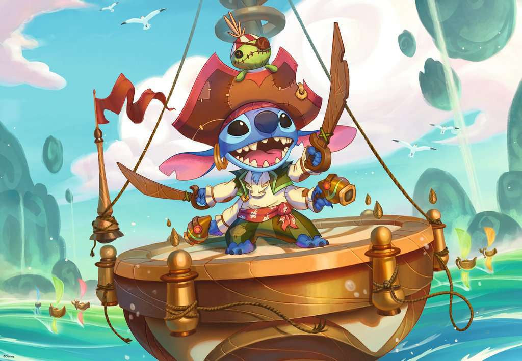 Puzzel 300 stukjes - Disney Stitch: Alien Buccaneer