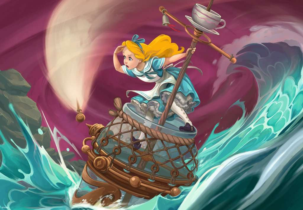 Puzzel 300 stukjes - Disney Lorcana: Alice, Savvy Sailor