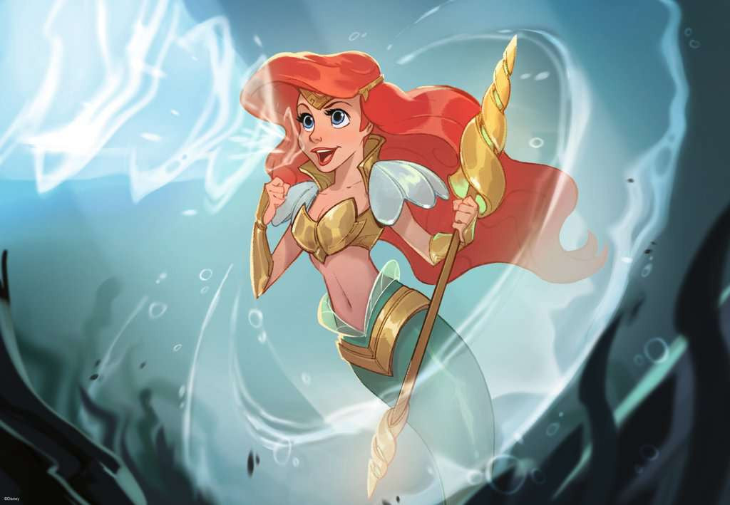 Puzzel 300 stukjes - Disney Lorcana: Ariel, Sonic Warrior