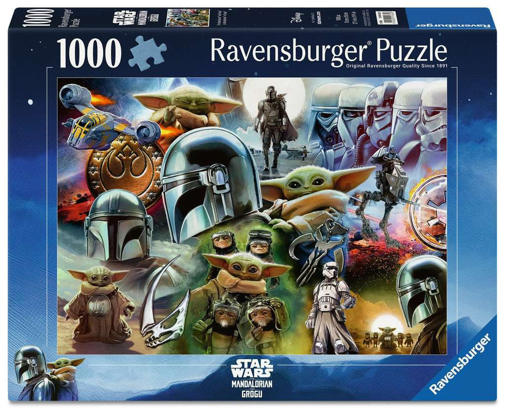 Puzzel 1000 stukjes - The Mandalorian en Grogu