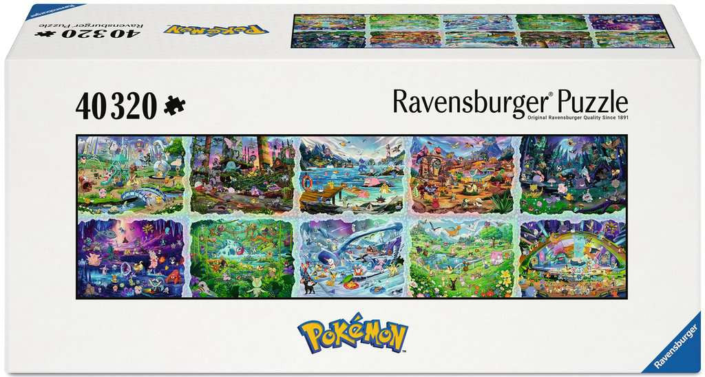 Puzzel 40320 stukjes - Pokémon Celebration Journey